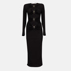 Robes Robe Orbit Christopher Esber Noir Femme