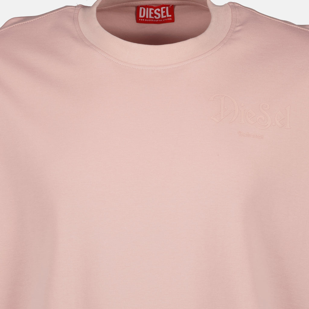 Image de l'article T-shirt T-Boggy rose de la marque Diesel pour Homme - Saison Printemps-Été 2026 - Vue détaillée_2