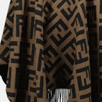 Vestes Poncho FF Fendi Marron Femme