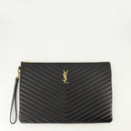 Imagem da bolsa grande Cassandre da marca Saint Laurent para Mulheres - Coleção Outono-Inverno 2025 - Vista Frontal