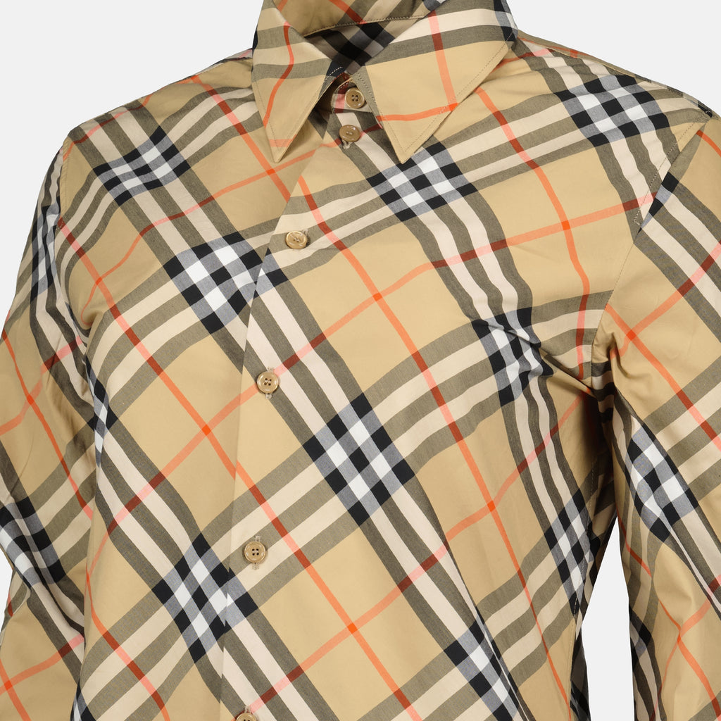 Shirts Checked Shirt Burberry Beige Femme