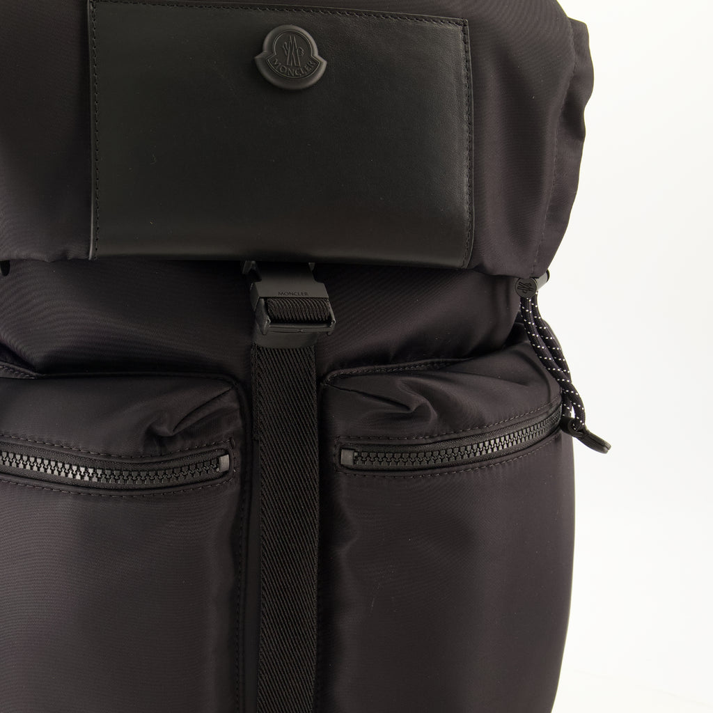 Sacs à dos Mochila Kenton en Drill Negro Moncler Noir Homme