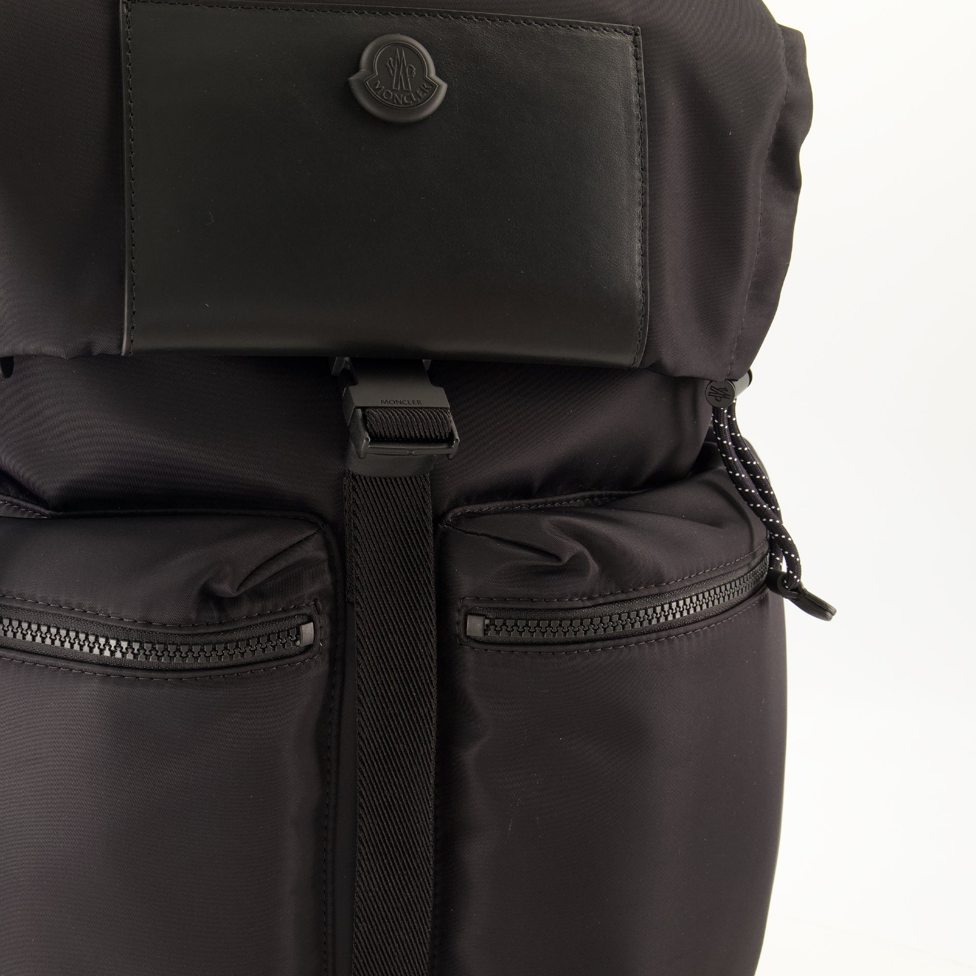 Sacs à dos Mochila Kenton en Drill Negro Moncler Noir Homme