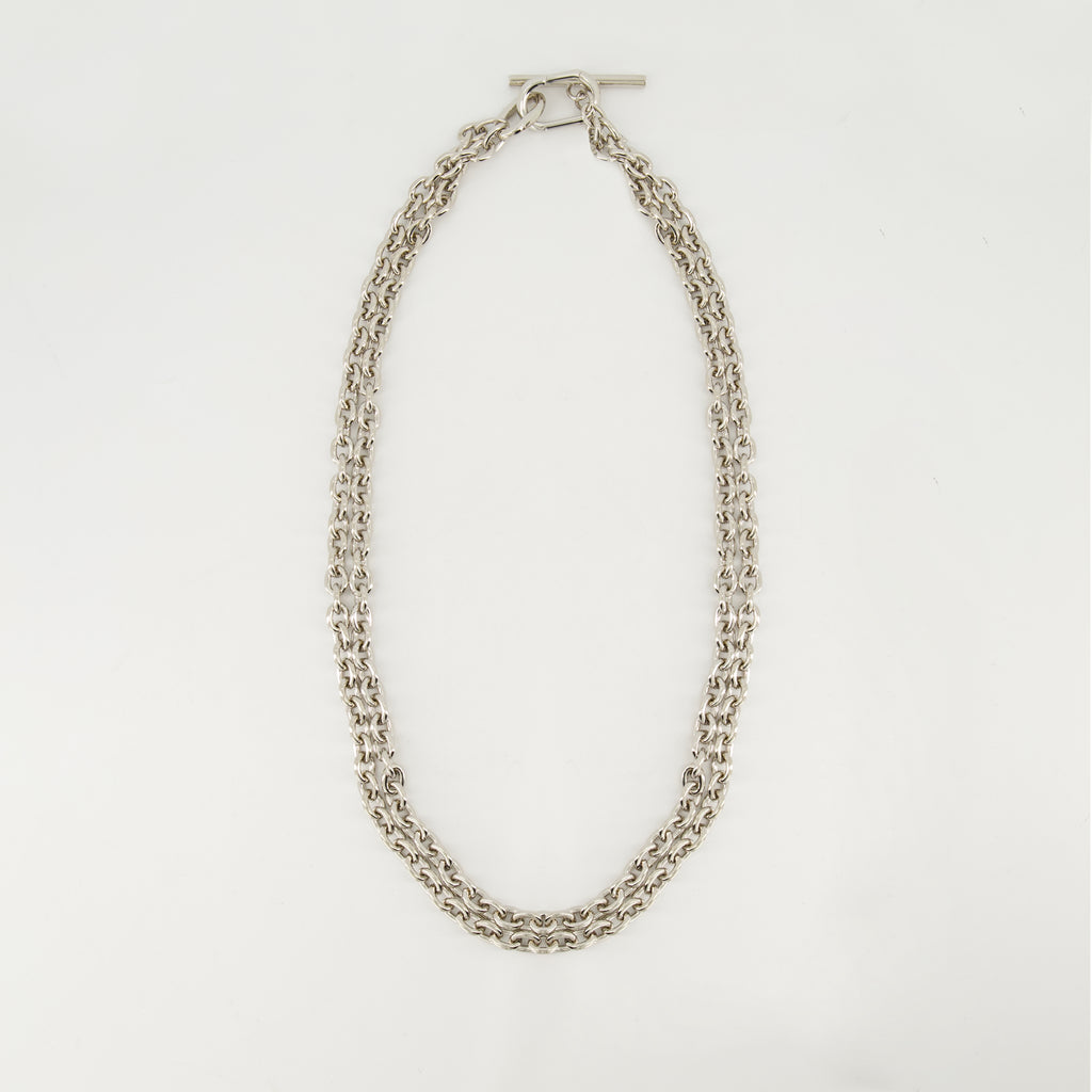 Bijoux Collier XS Link Rabanne Argenté Femme