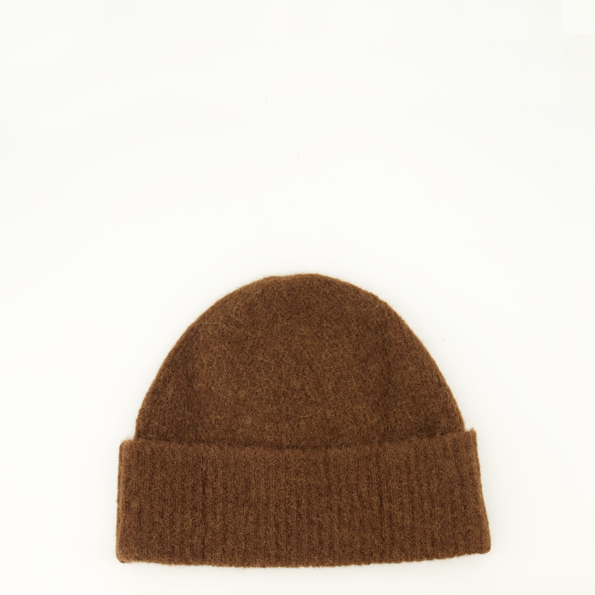 Chapeaux, casquettes et bonnets 브라운 알파카 비니 Ami PARIS Marron Unisexe