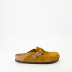 Chaussures ouvertes Mules Boston Braided Birkenstock Marron Femme
