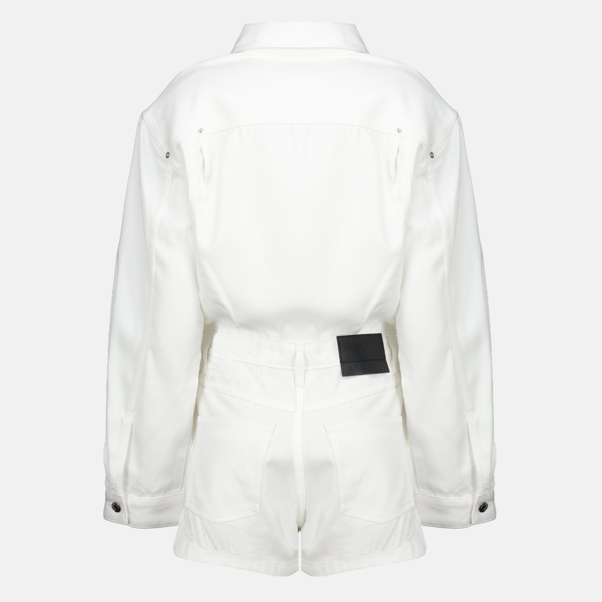 Combinaisons et ensembles Combishort blanche en denim Iro Blanc Femme