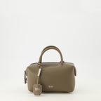 Imagen del pequeño bolso Boston de cuero caqui de la marca Max Mara para Mujer - Temporada Primavera-Verano 2026 - Vista Frontal