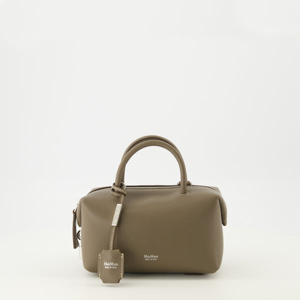 小型カーキレザーのボストンバッグ Max Mara - 女性 – myCompañero