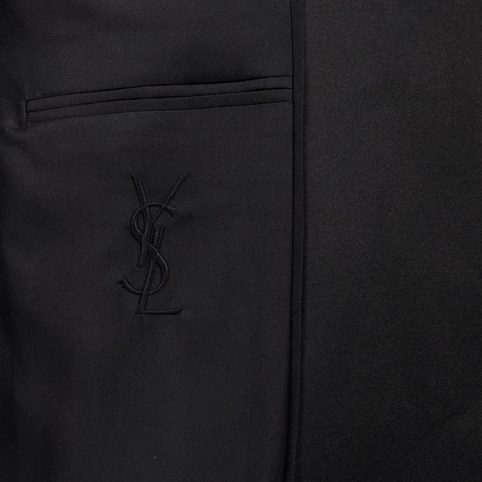 Vestes 블랙 울 블레이저 Saint Laurent Noir Femme