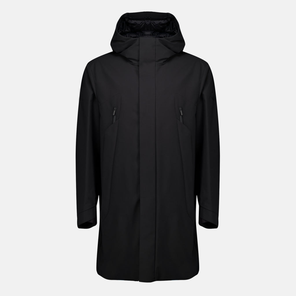 Manteaux Lange Vexin schwarze Parka Moncler Noir Homme