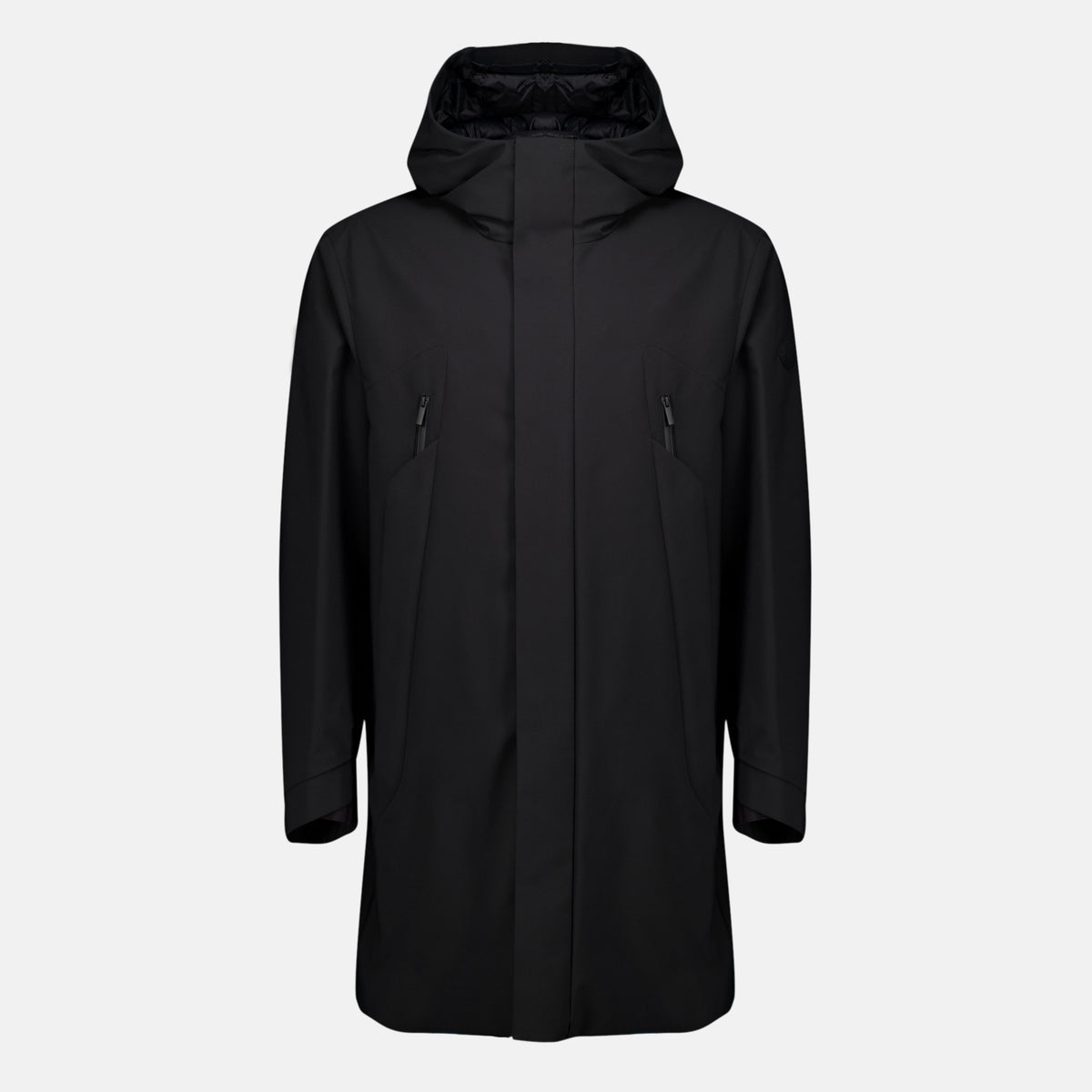 Manteaux ロング・ヴェクサン・ブラック・パーカー Moncler Noir Homme