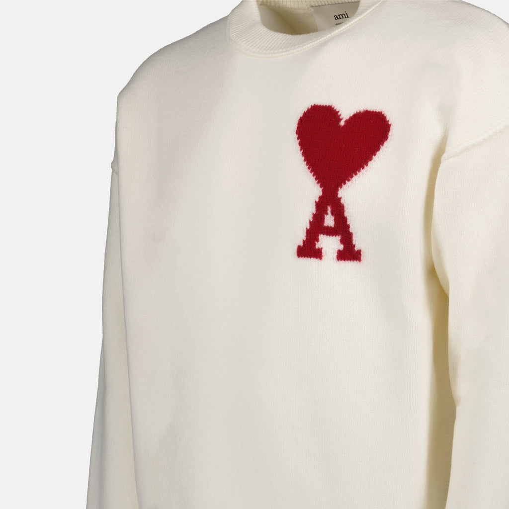 Prendas de punto Pull Ami de Coeur Ami PARIS Blanco Unisexo