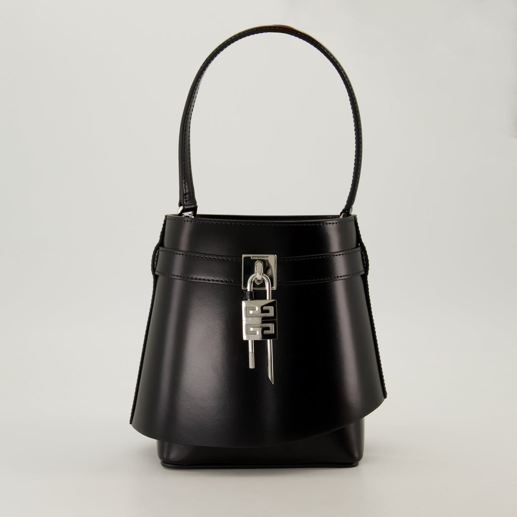 버킷백 Sac en cuir Shark Lock Givenchy 검은색 Femme