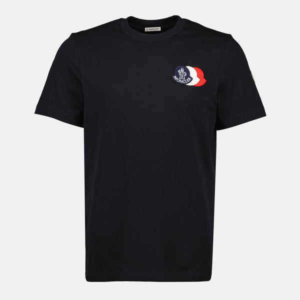 未使用　モンクレール　Top Embroidered Logo Canotta Navy Moncler Logo Shirt Moncler Logo T-Shirt HBX