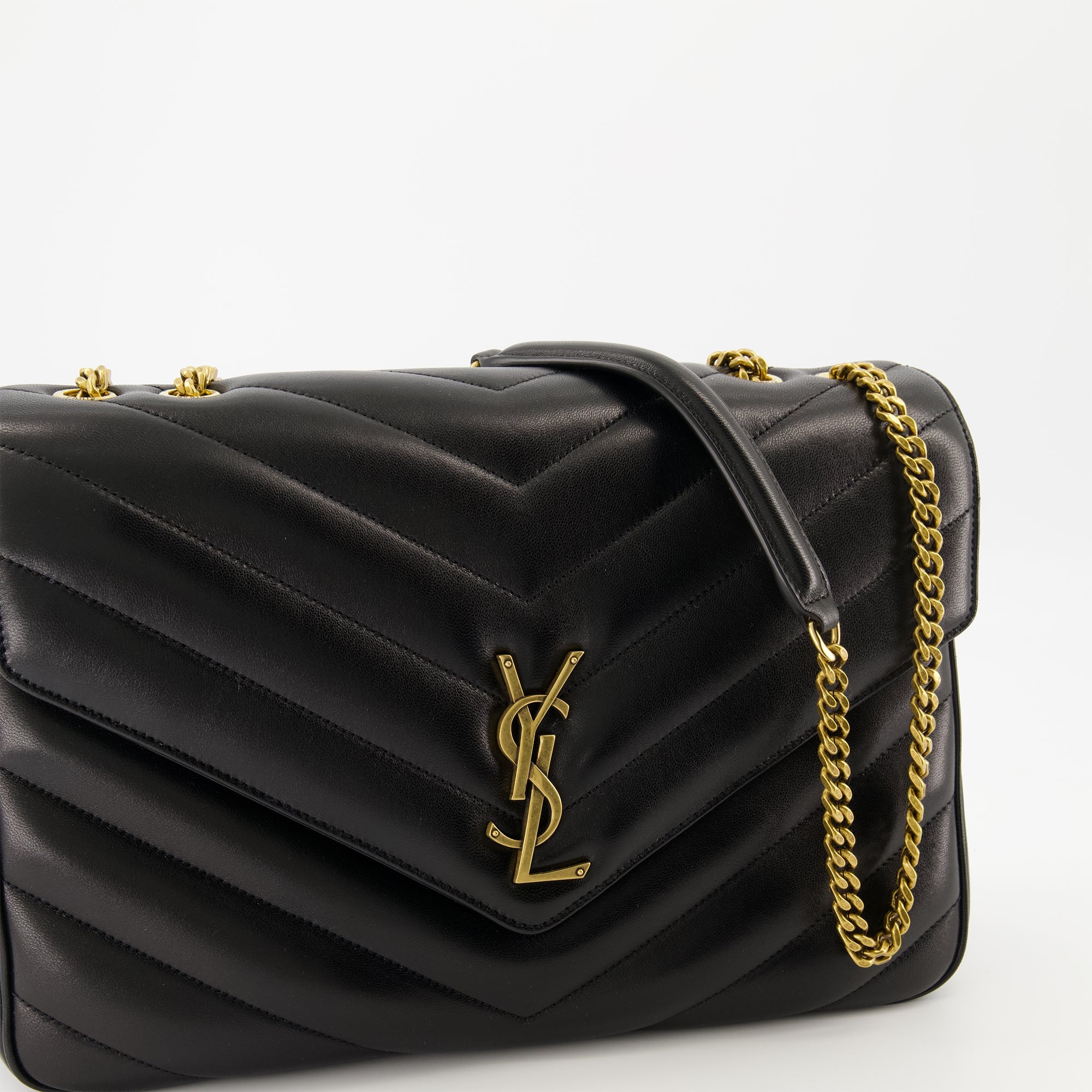 Sacs à main et épaule ラージ・ルルバッグ Saint Laurent Noir Femme