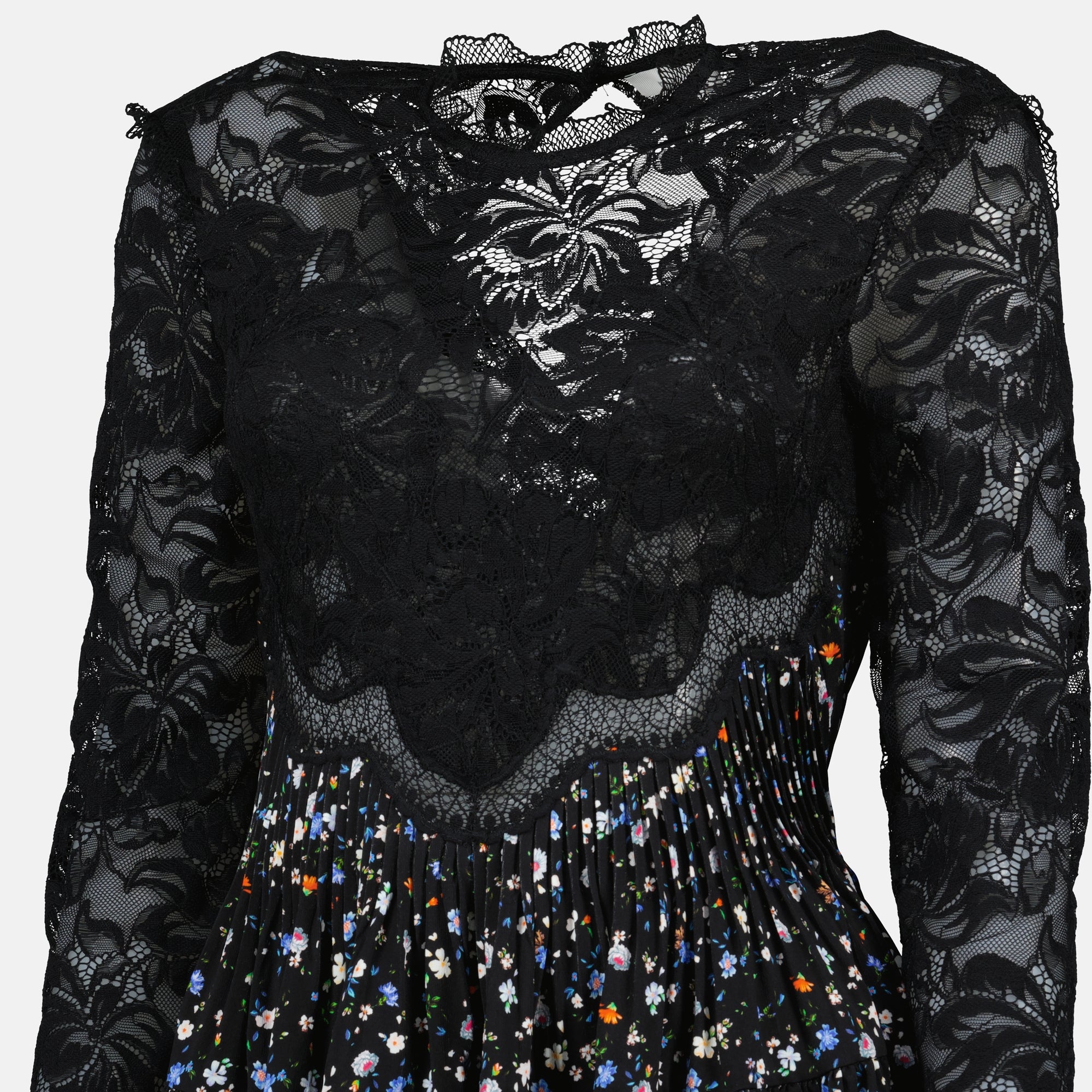 Immagine del vestito corto in pizzo del marchio Rabanne per donna - Stagione Autunno-Inverno 2025 - Vista Dettagliata_6