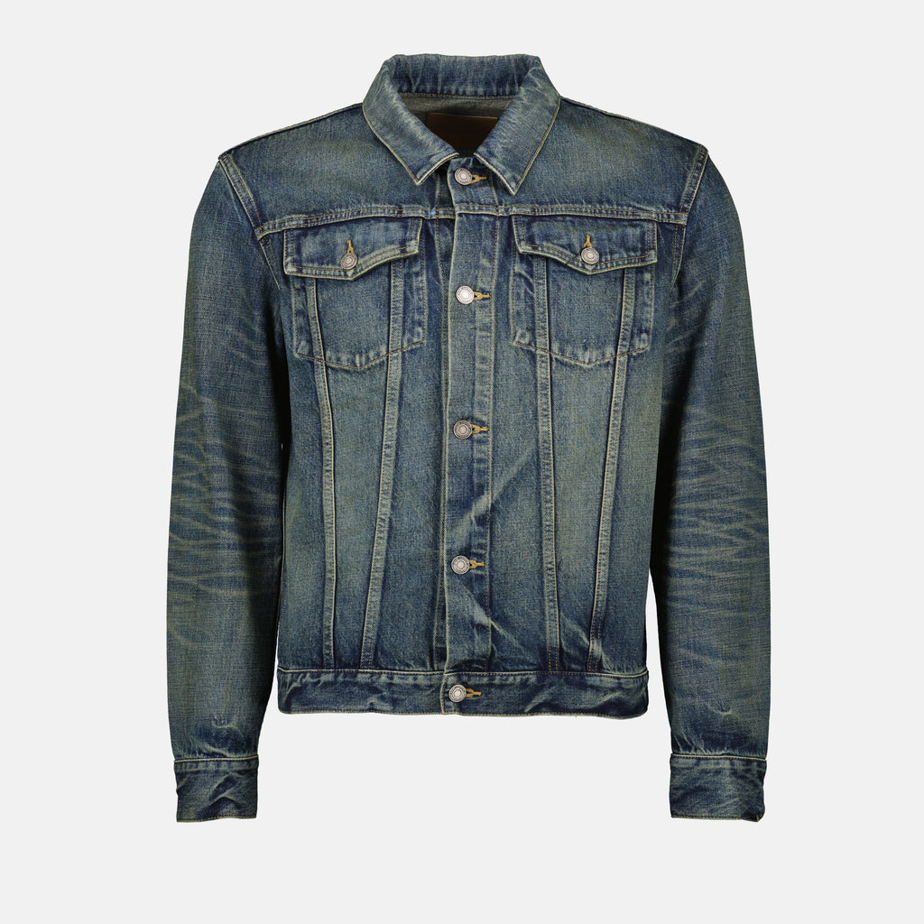 Jackets Denim Jacket Saint Laurent Blue Homme