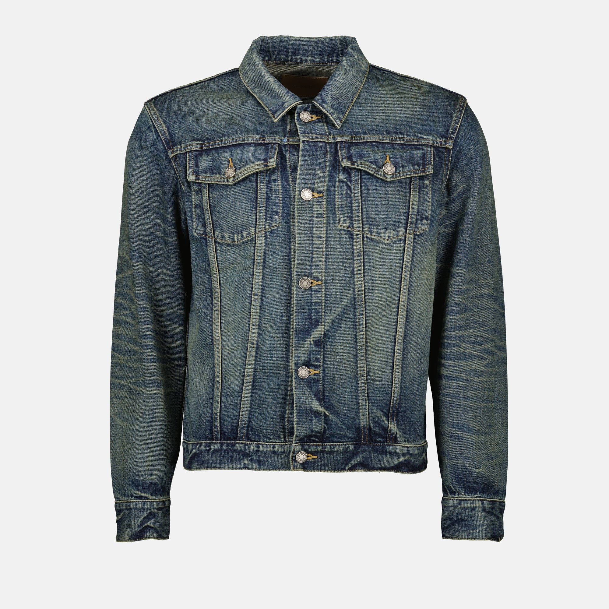 Jackets Denim Jacket Saint Laurent Blue Homme