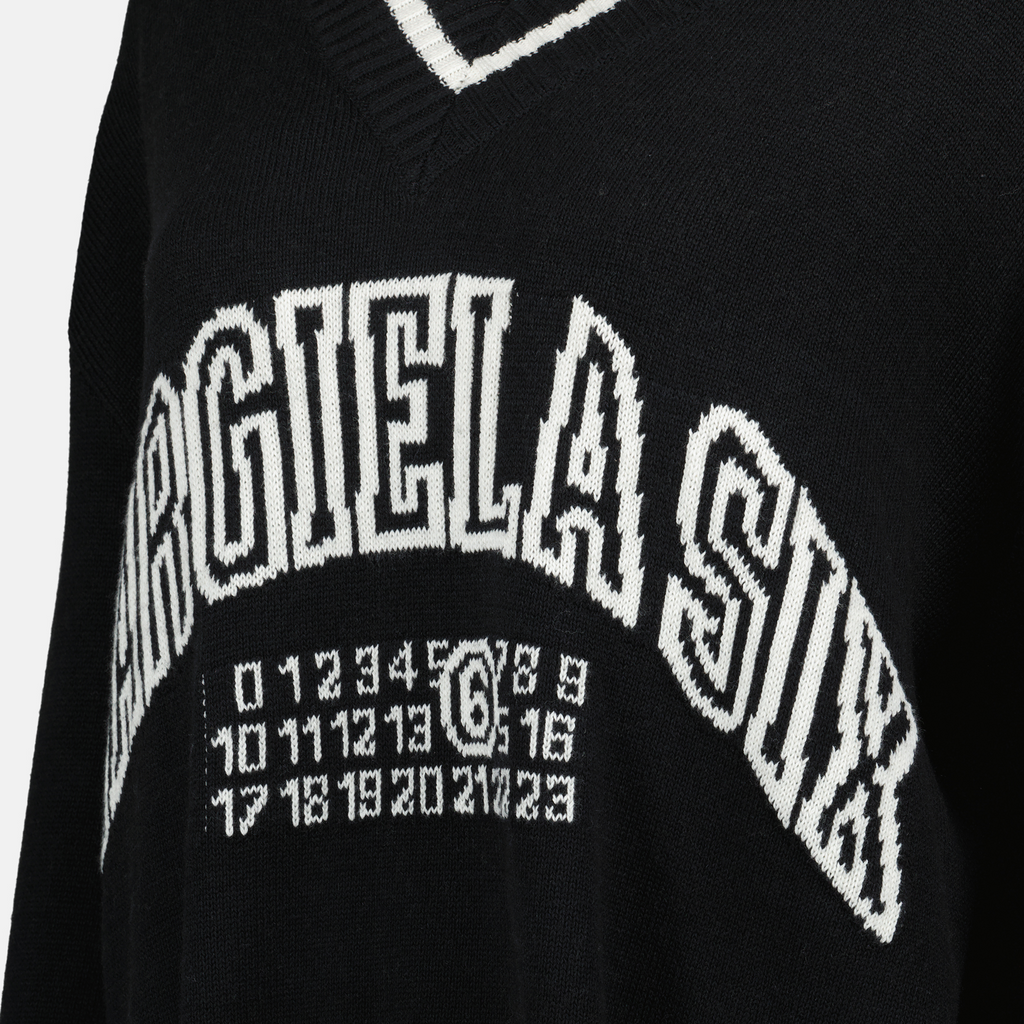 Maille Pull en laine Mm6 Noir Femme