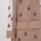 Kleider Tüllkleid Fendi Rosa Femme