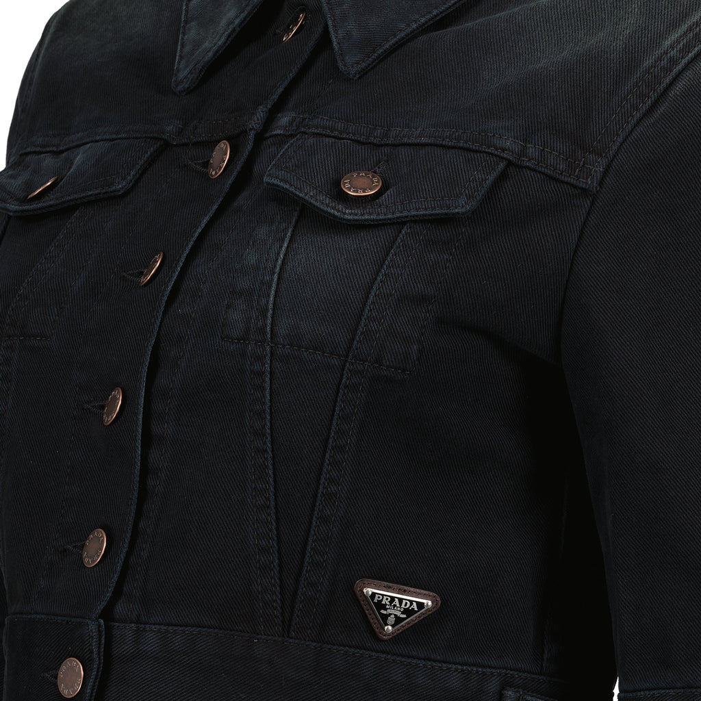 Vestes Veste en jean Prada Noir Femme