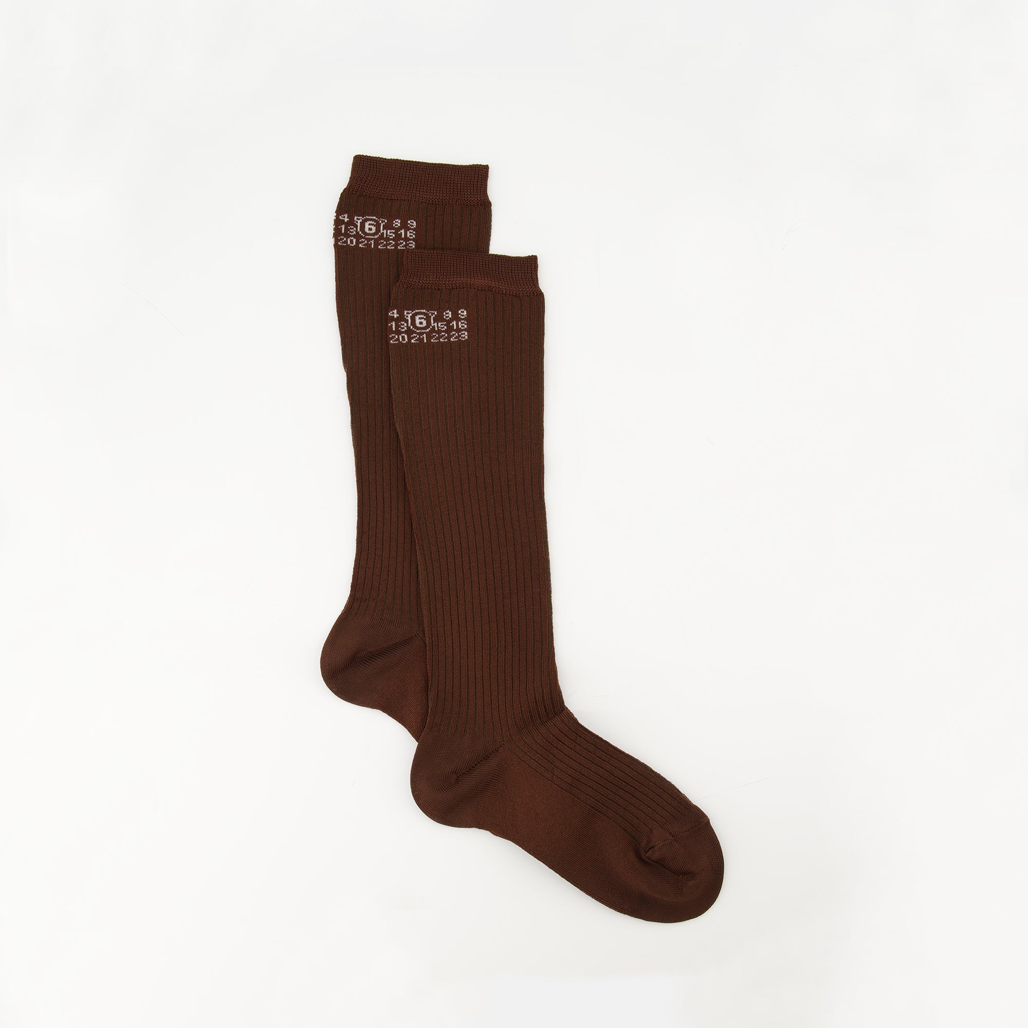 Bild der Numeric Socken von Mm6 für Damen - Herbst-Winter 2025 - Rechte Seitenansicht
