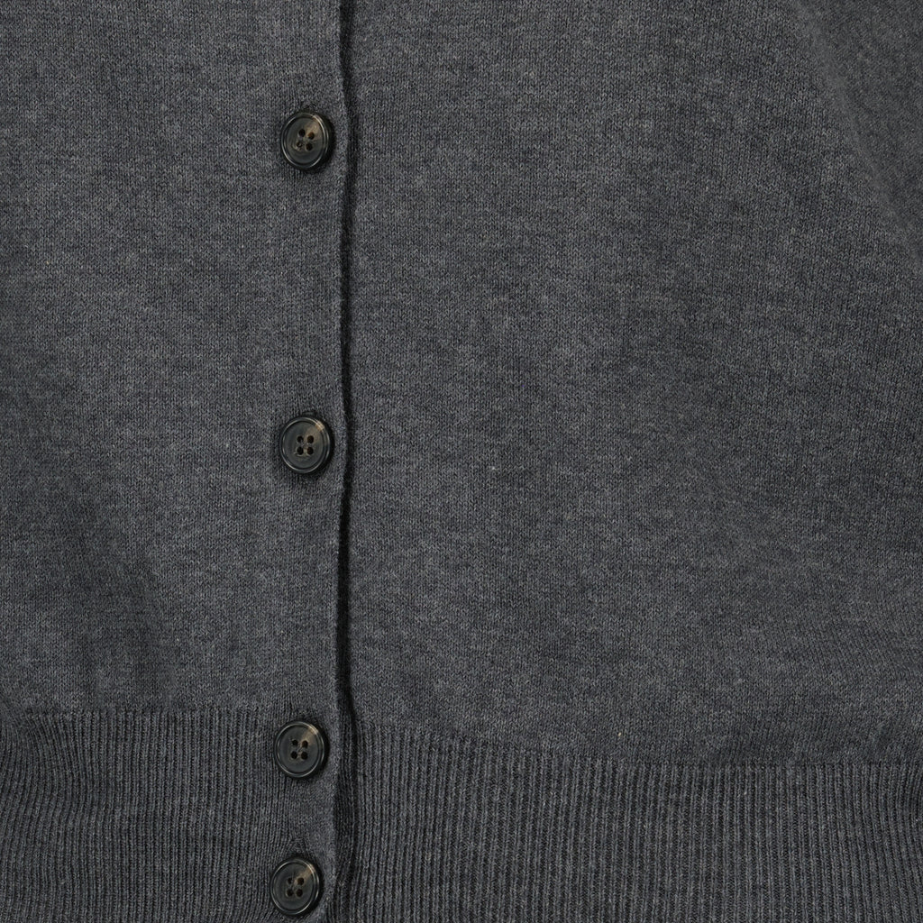 Maille Cardigan Grigio In Maglia Mm6 Gris Femme