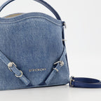 Borse a mano e a spalla Sac Voyou nano en denim Givenchy Blu Femme
