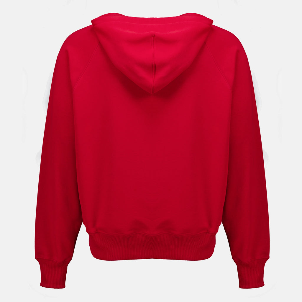Sweatshirts Rote bestickte Kapuzenjacke Ami PARIS Rouge Unisexe