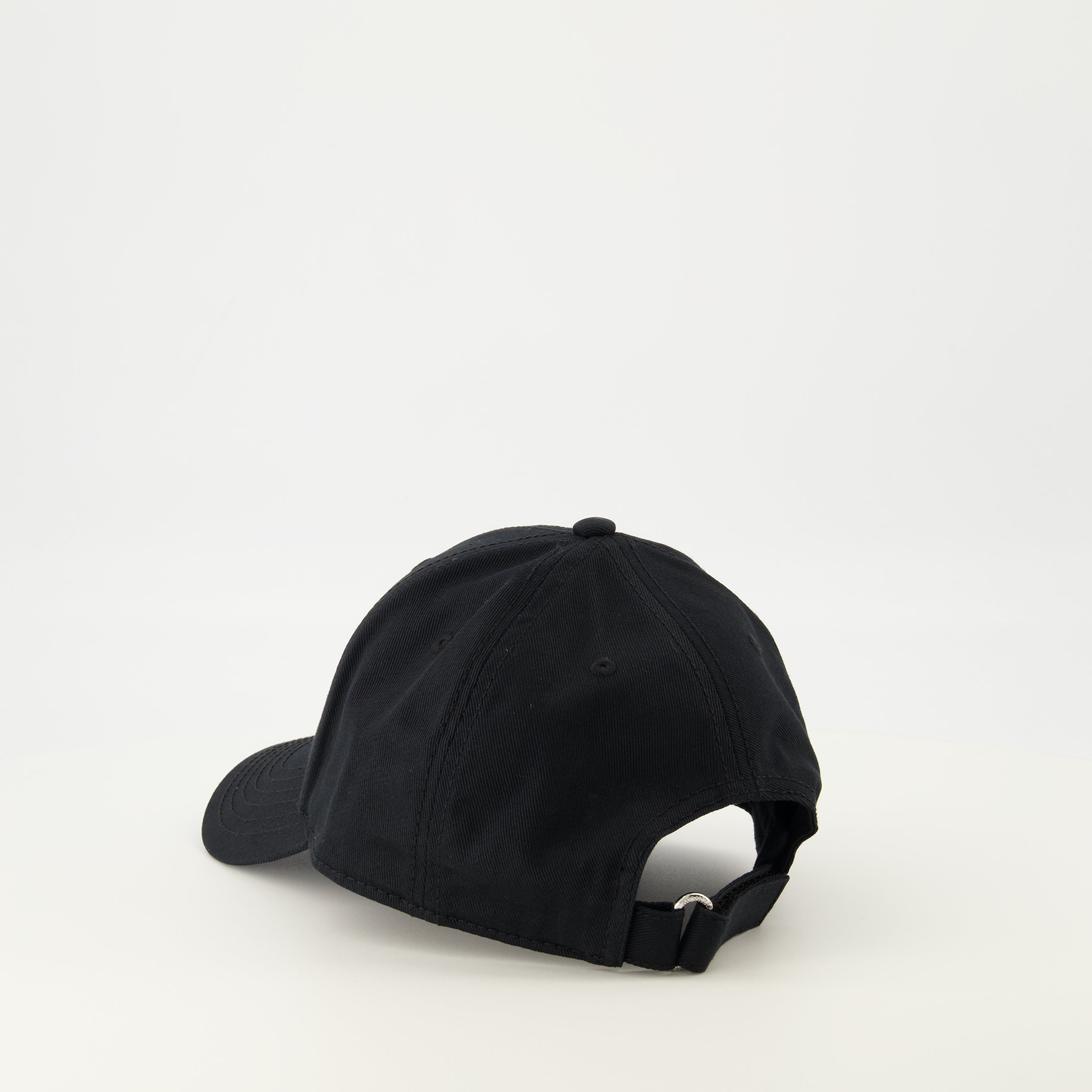 Image of the article Black logo cap by Moncler for Women - Spring-Summer 2026 - Detailed view_2