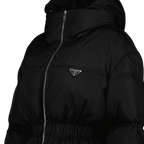 Mäntel Doudoune en Re-Nylon Prada Schwarz Femme