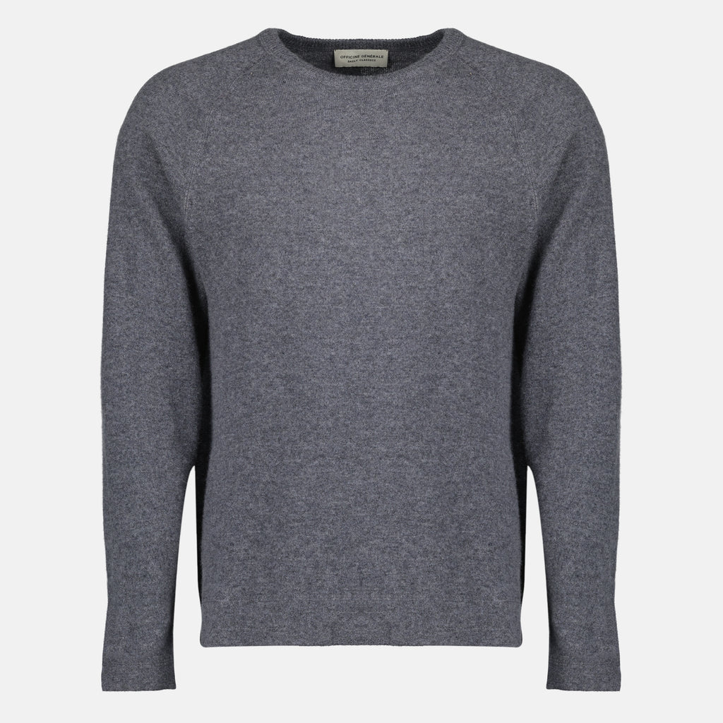 Maille Pull en cachemire gris Officine Générale Gris Unisexe