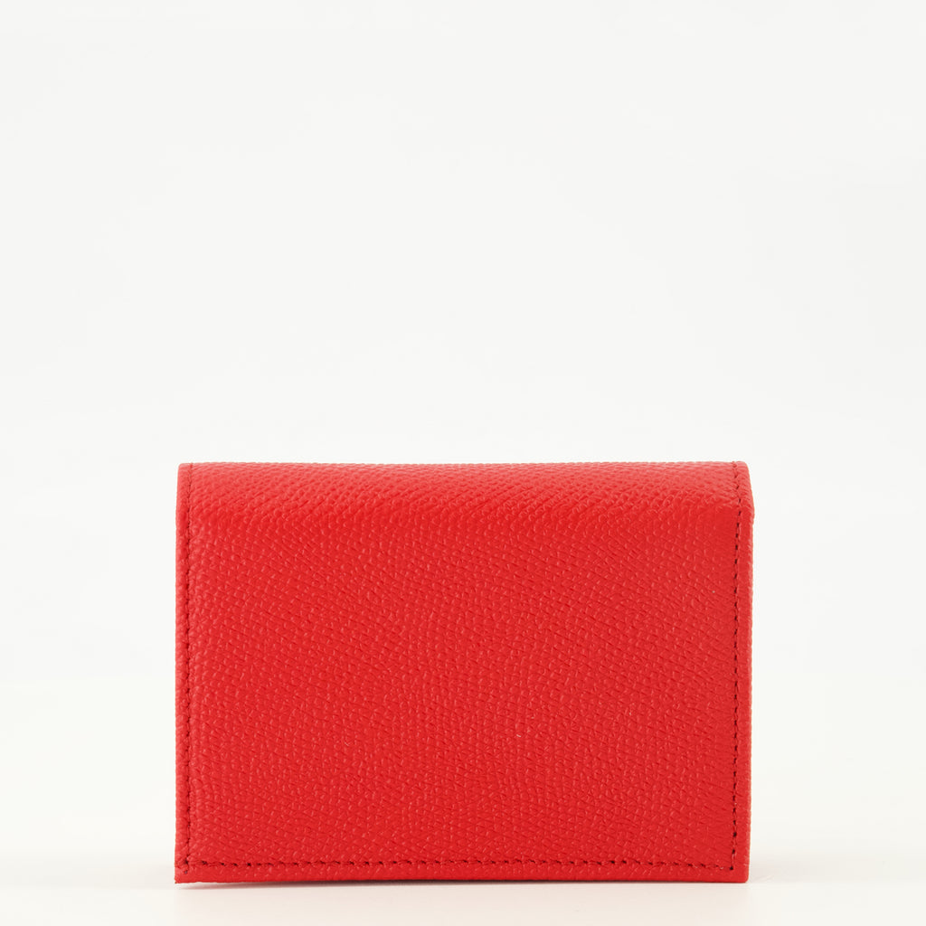 Petite maroquinerie Portefeuilles VLogo en cuir rouge Valentino Garavani Rouge Femme