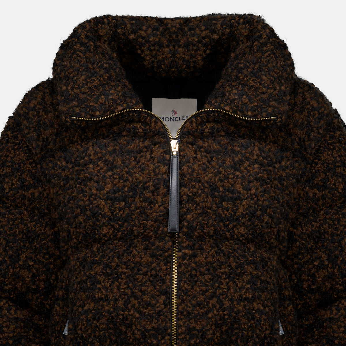 Manteaux Tweed Daunenjacke Trascendance Moncler Marron Femme