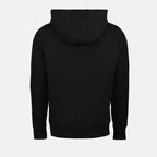 Sweatshirts Sweat à capuche logo Moncler Noir Homme
