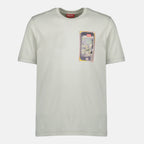 Imagen de la camiseta gris T-Adjust de Diesel para hombres - Temporada Primavera-Verano 2026 - Vista Frontal