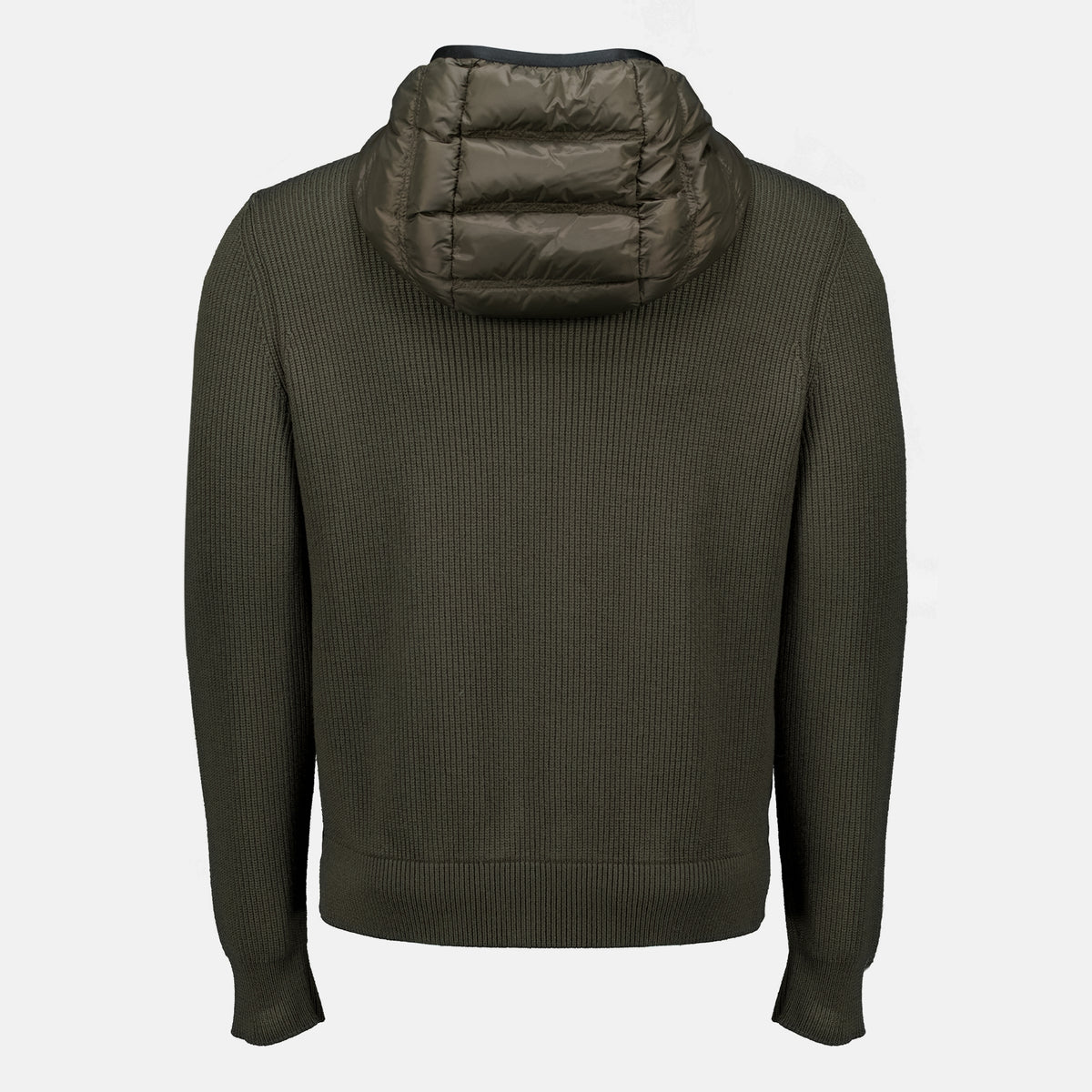 Vestes 黒の二素材カーディガン Moncler Kaki Homme