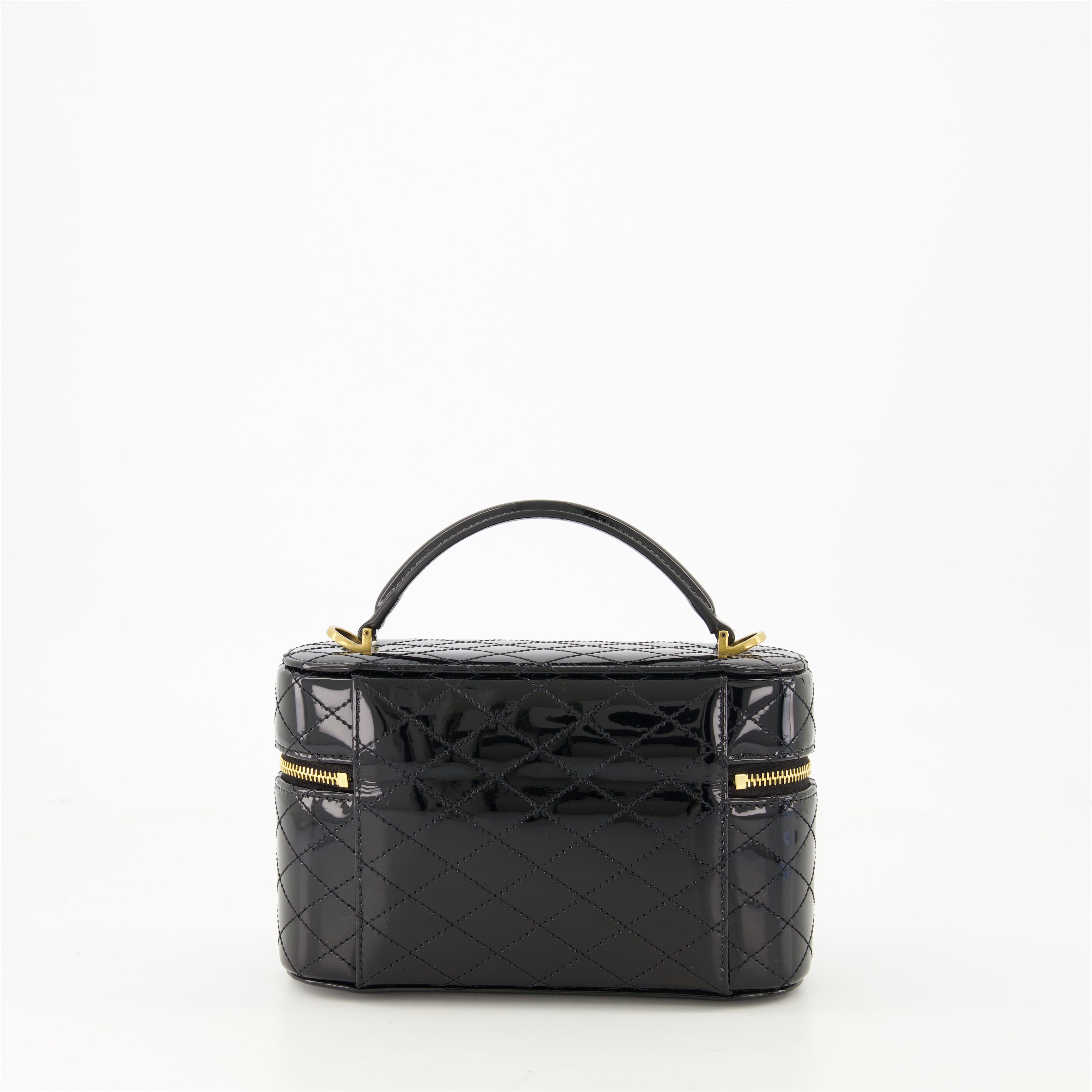 핸드백 및 숄더백 Sac Gaby Vanity en cuir verni Saint Laurent 검은색 Femme