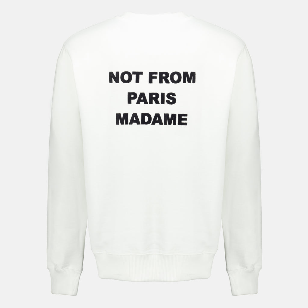 Sweatshirts Sweatshirt Branca Clássica com Slogan Drole De Monsieur Blanc Homme