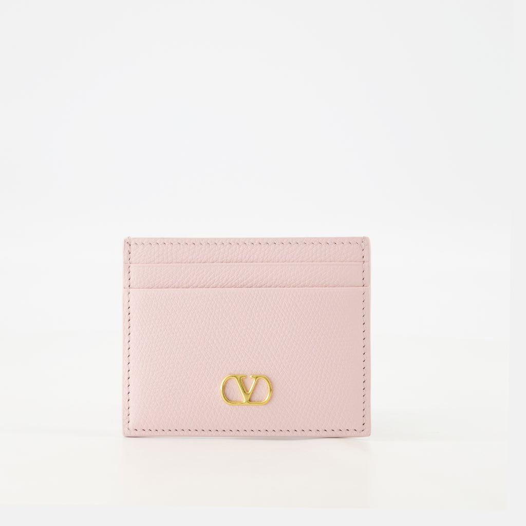 Petite maroquinerie Porte-cartes VLogo Valentino Garavani Rose Femme