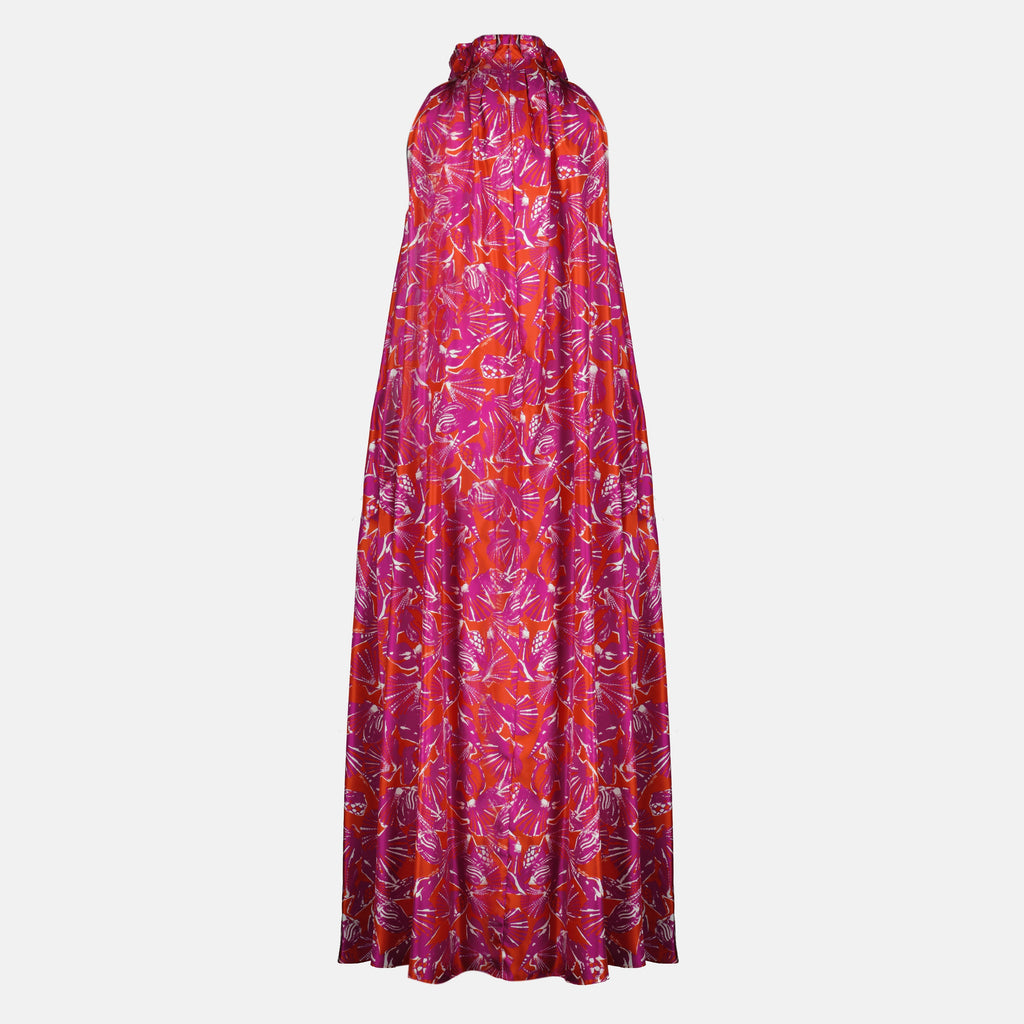 Immagine del vestito rosa in twill di seta di Max Mara per donna - Primavera-Estate 2026 - Vista Posteriore