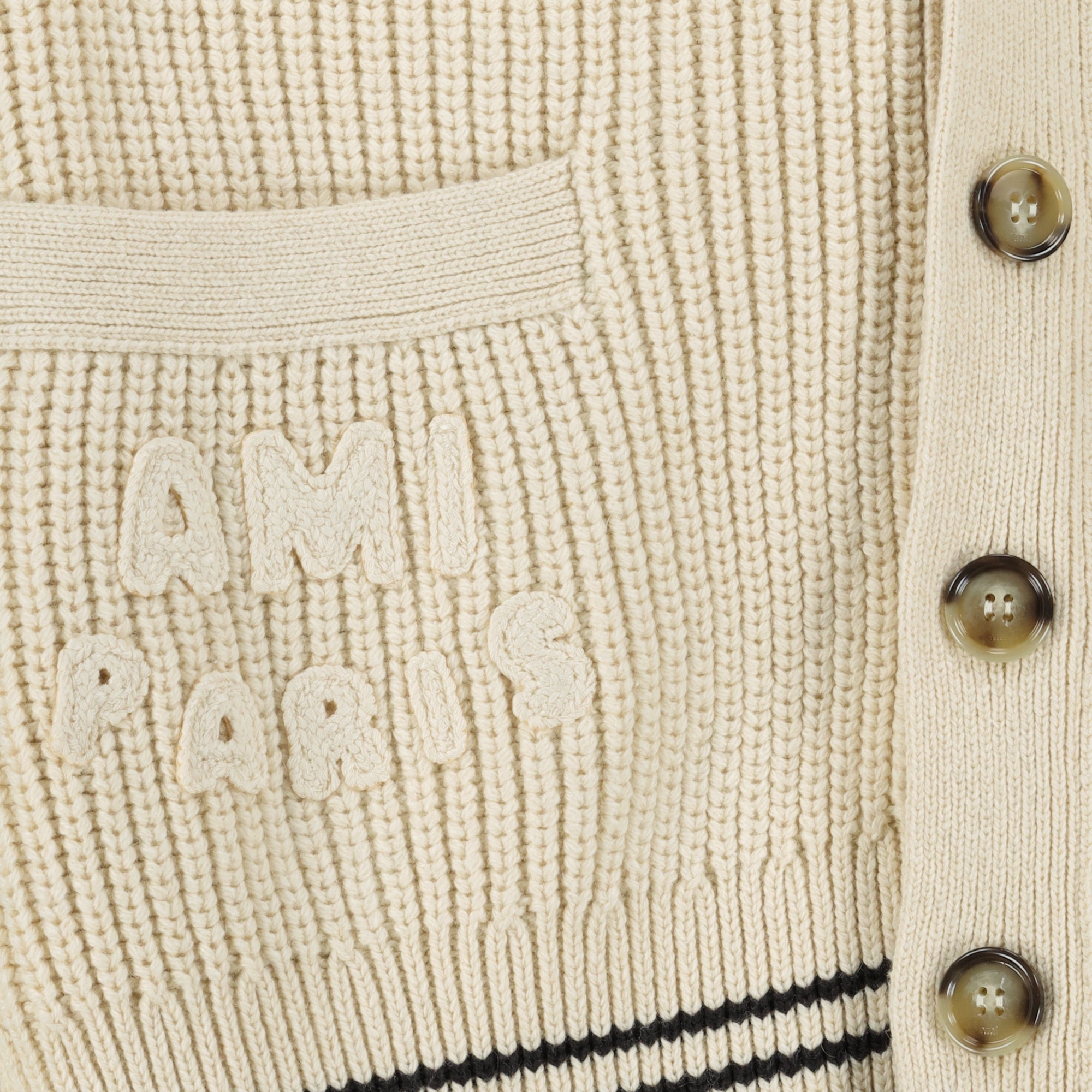 AMI Paris ベージュ カーディガン AMI Paris - レディースとメンズ