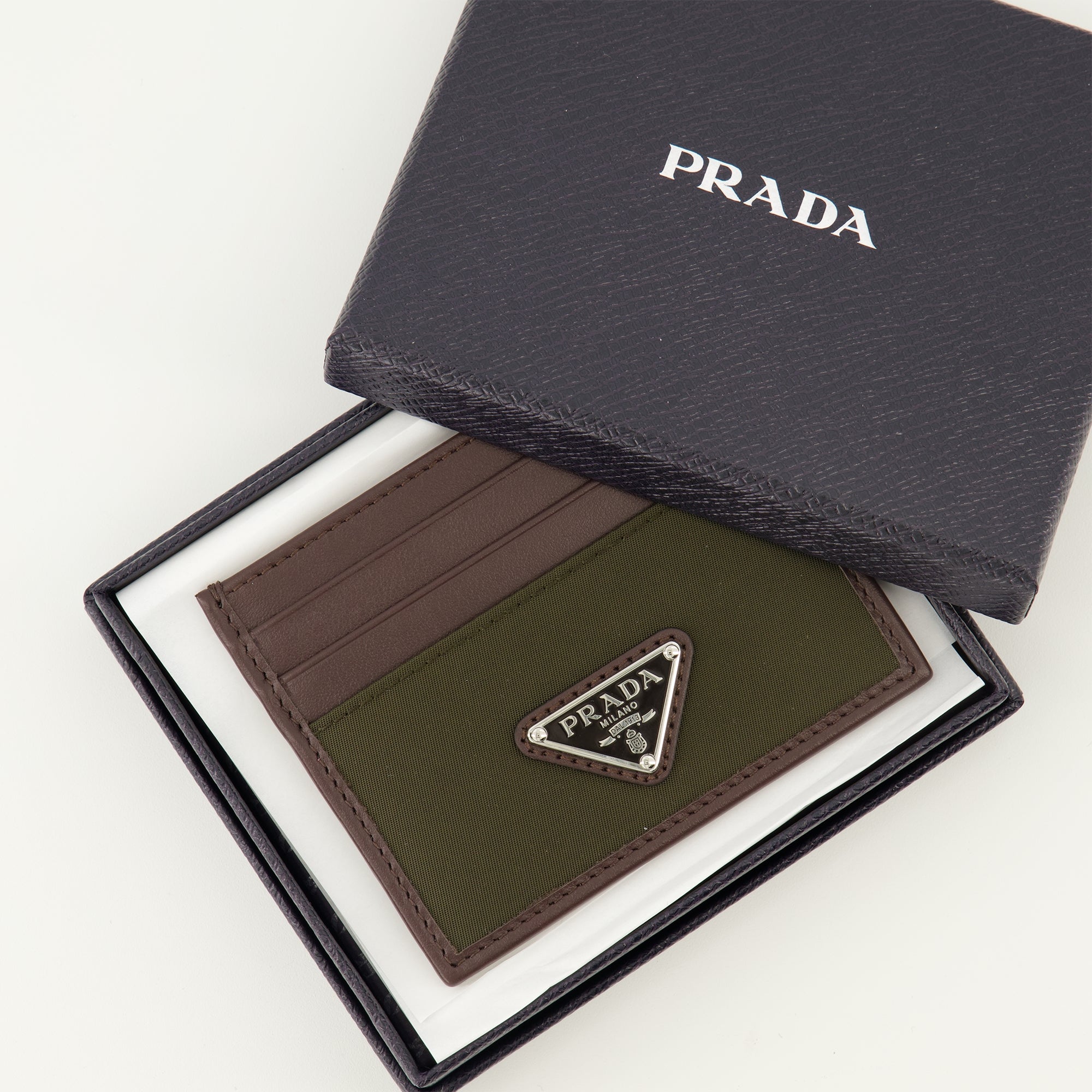 Petite maroquinerie Porte-cartes Speedrock kaki Prada Kaki Homme