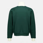 Sweatshirts Green Zip-Up Cotton Jacket Ami PARIS Vert Unisexe