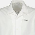 Image de l'article Chemise Givenchy Stamp blanche de la marque Givenchy pour Homme - Saison Printemps-Été 2026 - Vue détaillée_1