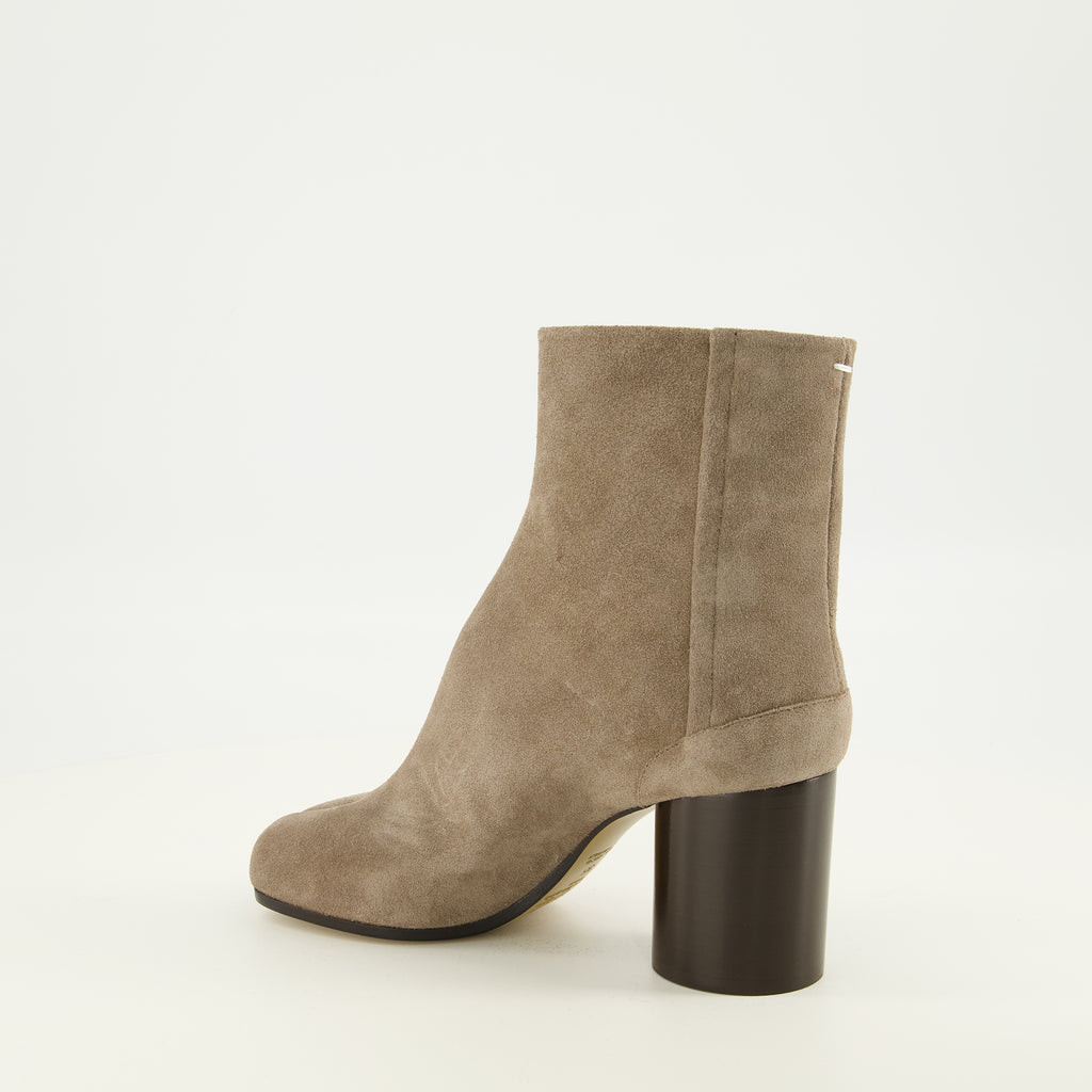Bottines 갈색 스웨이드 타비 앵클 부츠 Mm6 Marron Femme