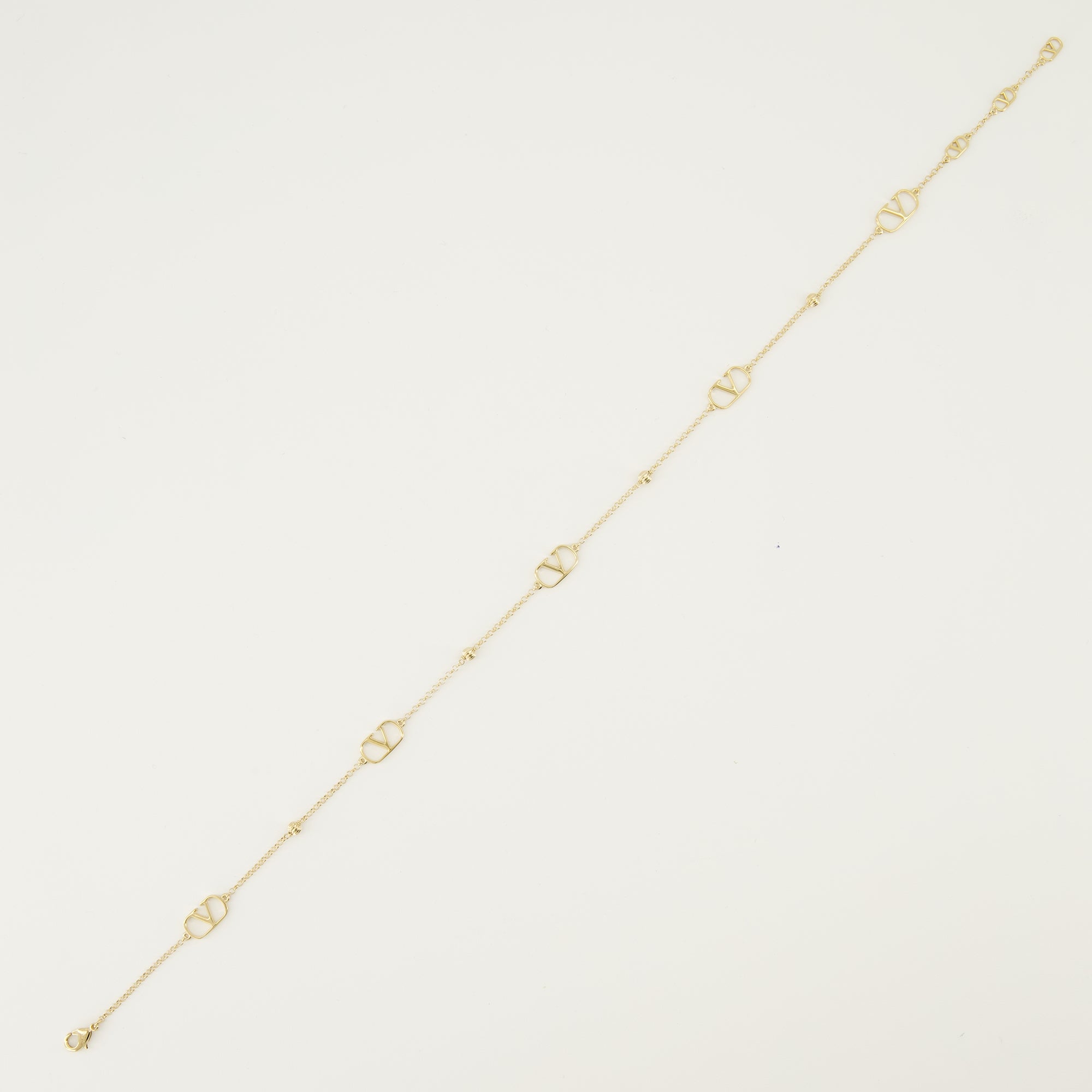 Immagine del collier Vlogo dorato del marchio Valentino Garavani per donna - Stagione Primavera-Estate 2026 - Vista Dettagliata_2