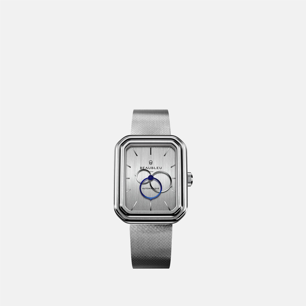 Bijoux Montre Ecce Figura Vesperal Bracelet Acier Beaubleu Gris Unisexe