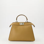 Handtaschen und schultertaschen Peekaboo ISeeU Tasche Fendi Braun Femme